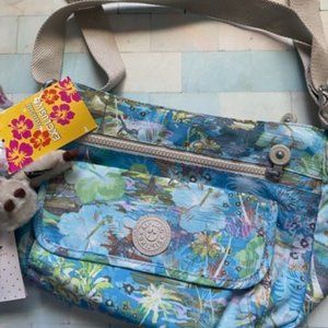 NWT Kipling hand bag RARE print